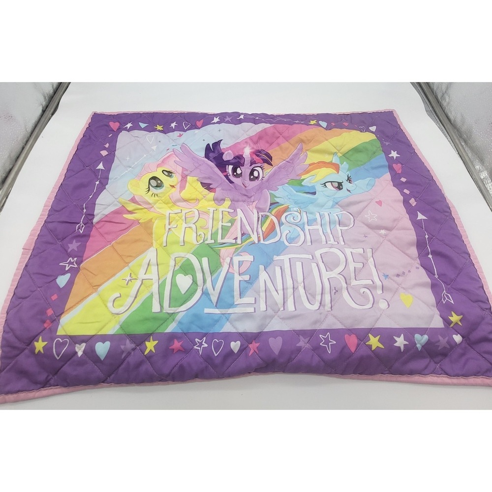 My Little Pony The Movie "Friendship Adventure!" Quilted Pillowcase 27" X 19"